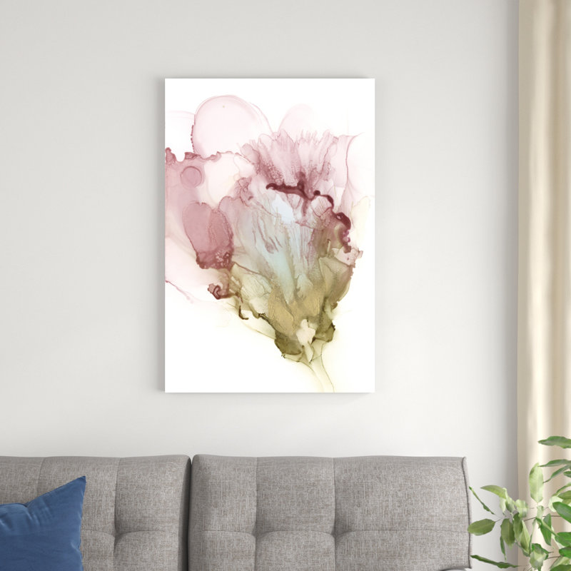 Floraison rose I, H 36 po x l 24 po