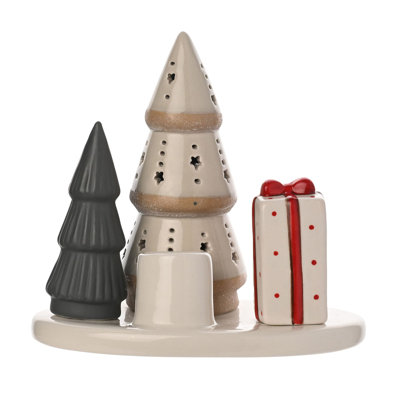 15 cm H Ceramic Tabletop Candlestick