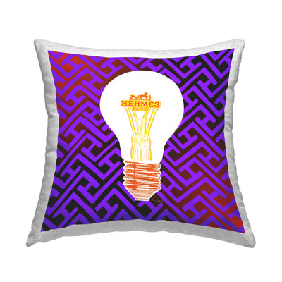 Geometric Indoor/Outdoor Throw Pillow