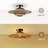 Bamboo Woven Flush Mount Ceiling Light for Bedroom-1404916525