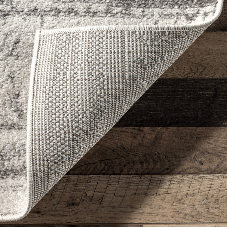 Jacore Bohemian Power Loom Performance Gray Rug