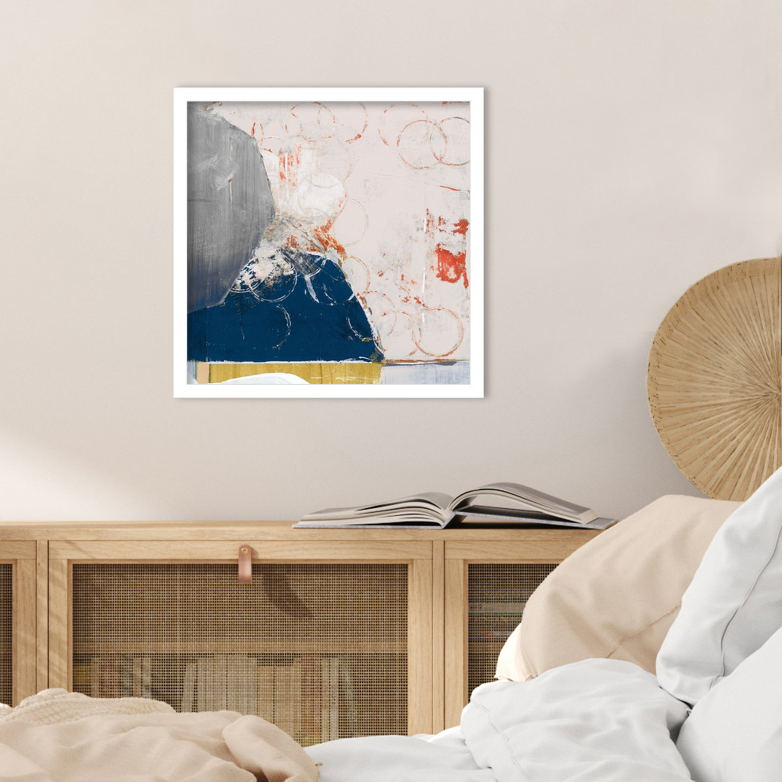 Beautiful Mess II by Gilpin Wood Framed Wall Art Print, 17" H x 17" W, White