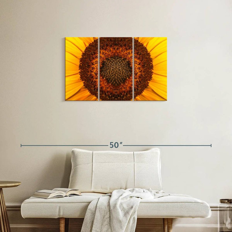 Centre de tournesol Harnek, H 20 po x l 33 po