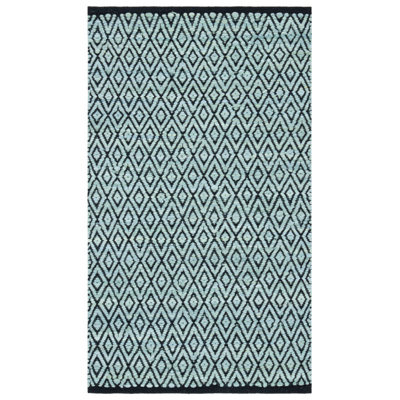 Tapis géométrique tissé à la main Montauk, Rectangle de 3 pi x 5 pi