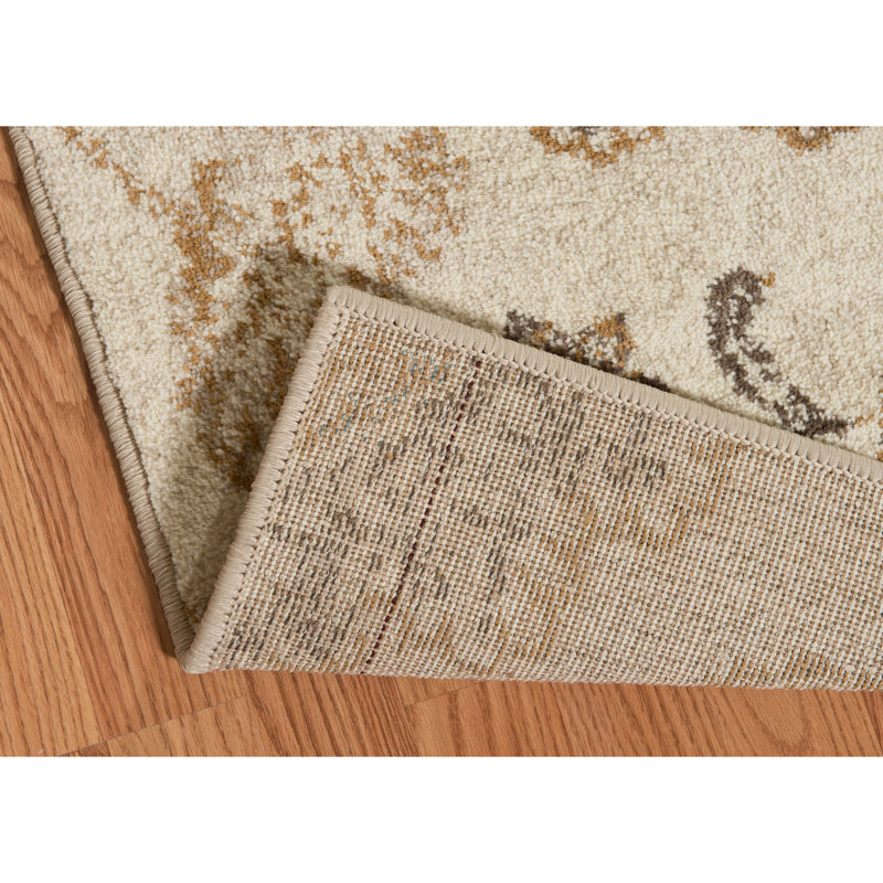 Tapis beige Farwa, Rectangle 5 pi 3 po x 7 pi 2 po