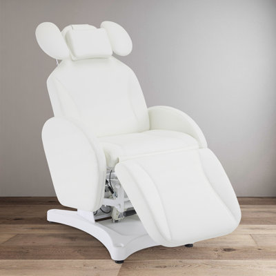 Electric Esthetician Recliner Spa Massage Chair, Eyelash Extension Massage Bed, Faux Leather