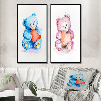 " Happy Valentine Day Cute Teddy " 2 - Pieces