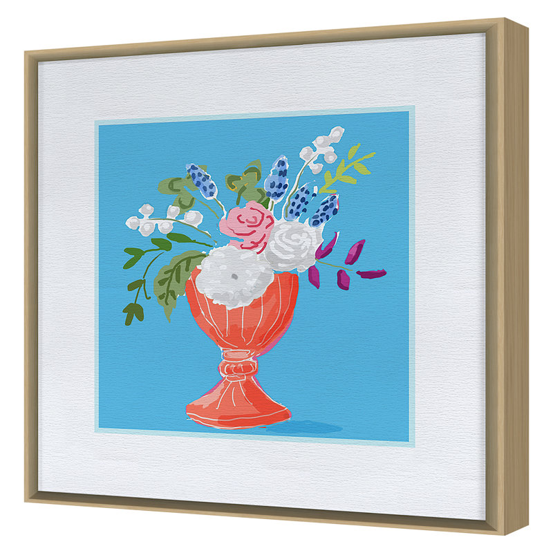 Vase 1 Print by Dana Gibson, Maple, 50" H x 50" W x 1.63" D