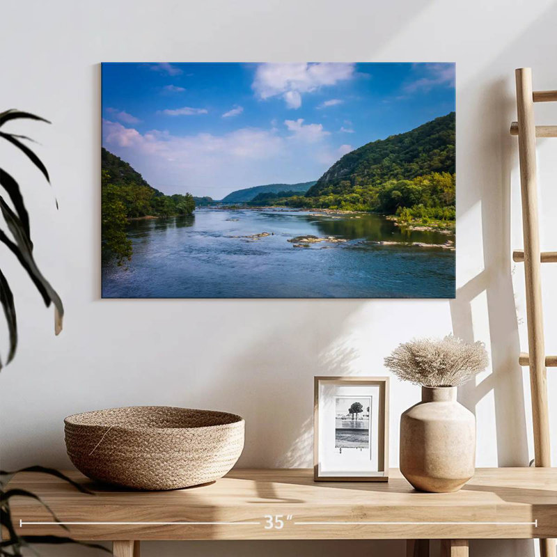 Vue dégagée de la rivière Alomac Potomac, H 16 po x l 24 po