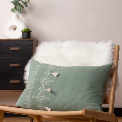 Pritta Geometric Rectangular Cushion