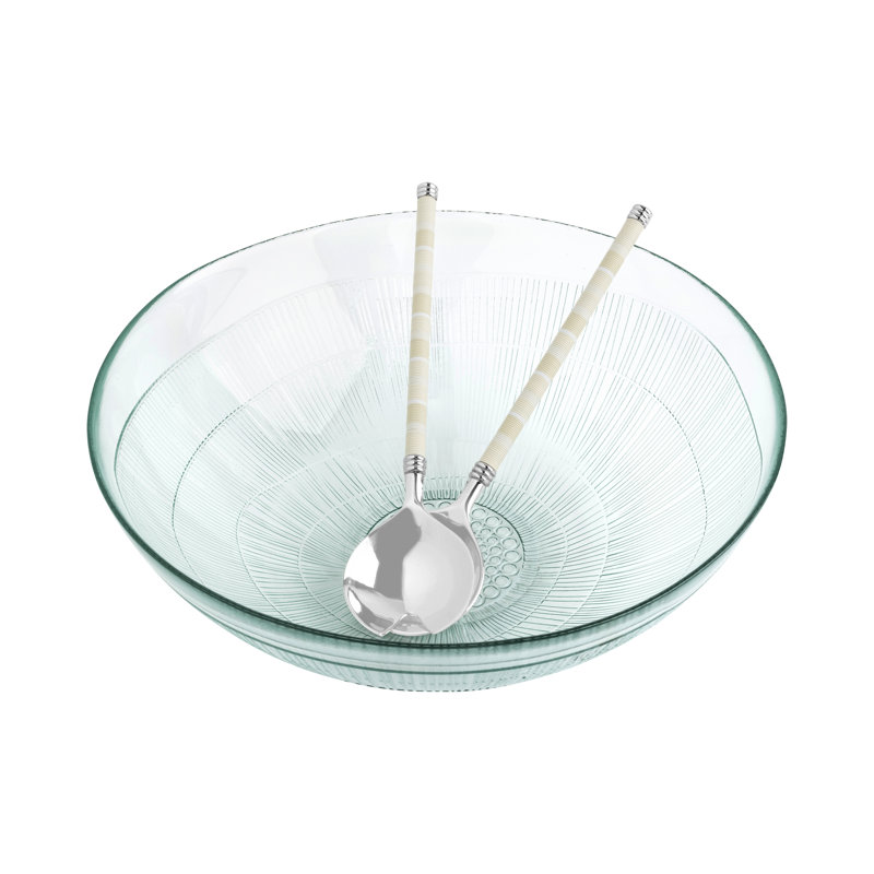 French Home Jubilee Tableware Collection Glass Serving Bowl