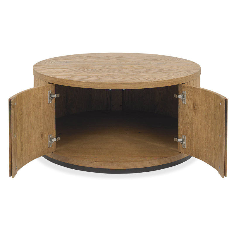 Coffee Table with Storage, Tan