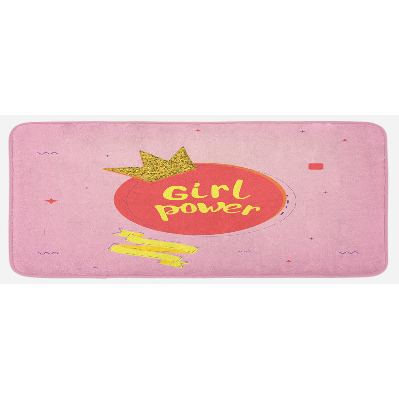 Tapis de cuisine Girl Slogan