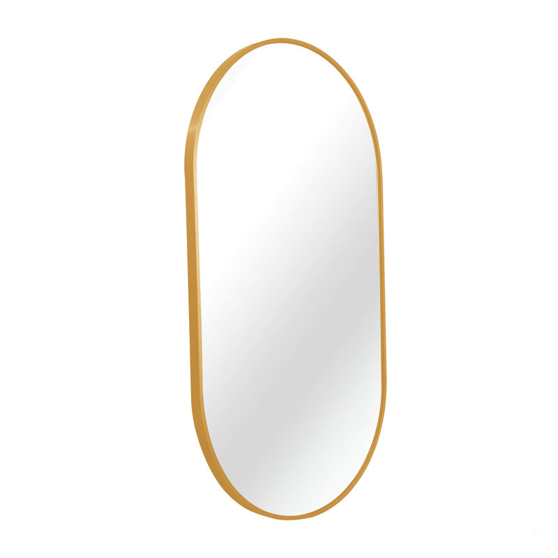 Miroir ovale en métal 20 po x 28 po