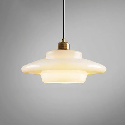 American Industrial Style Glass Single Pendant Lamp