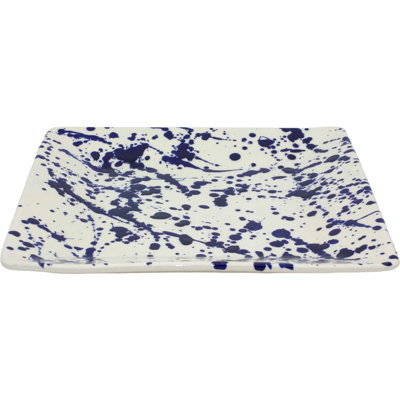Allabaksh 24cm Ceramic Square Dinner Plate