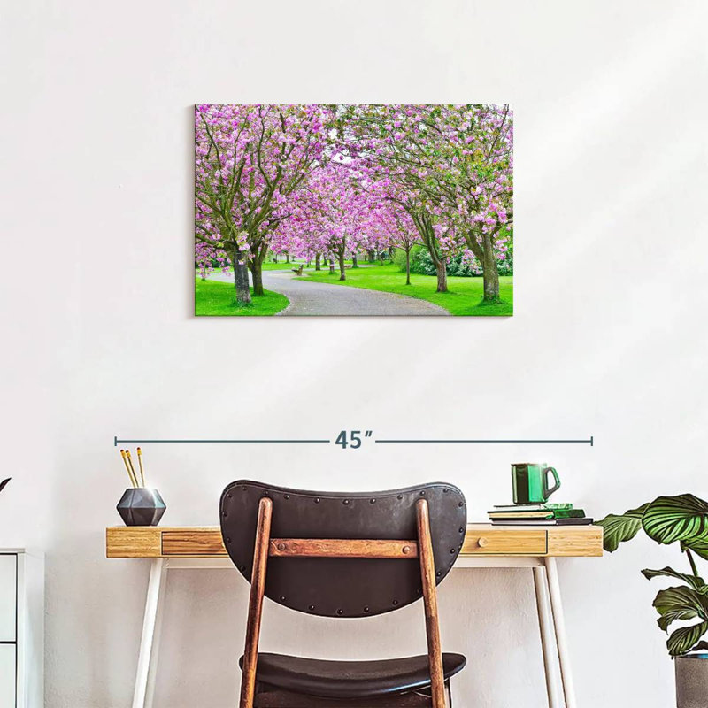 Harnek Sakura Path, 20" H x 30" W