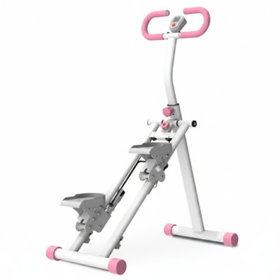 Stair Stepper for Home-Upgrade Vertical Climber Workout Machine for Full-Body Exercise Climber Fitness Equipment with Stable Frame Adjustable Handlebar-Pink
