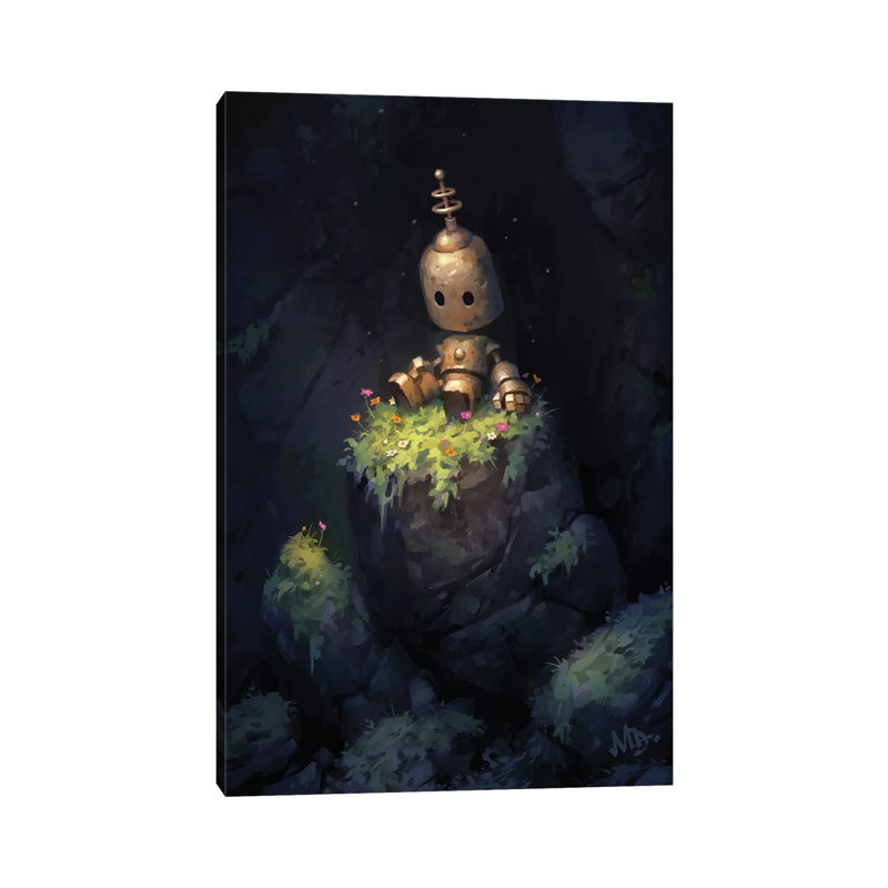 Art sur toile Secret Garden, H 26 po x l 18 po x 1,5 po, Toile tendue