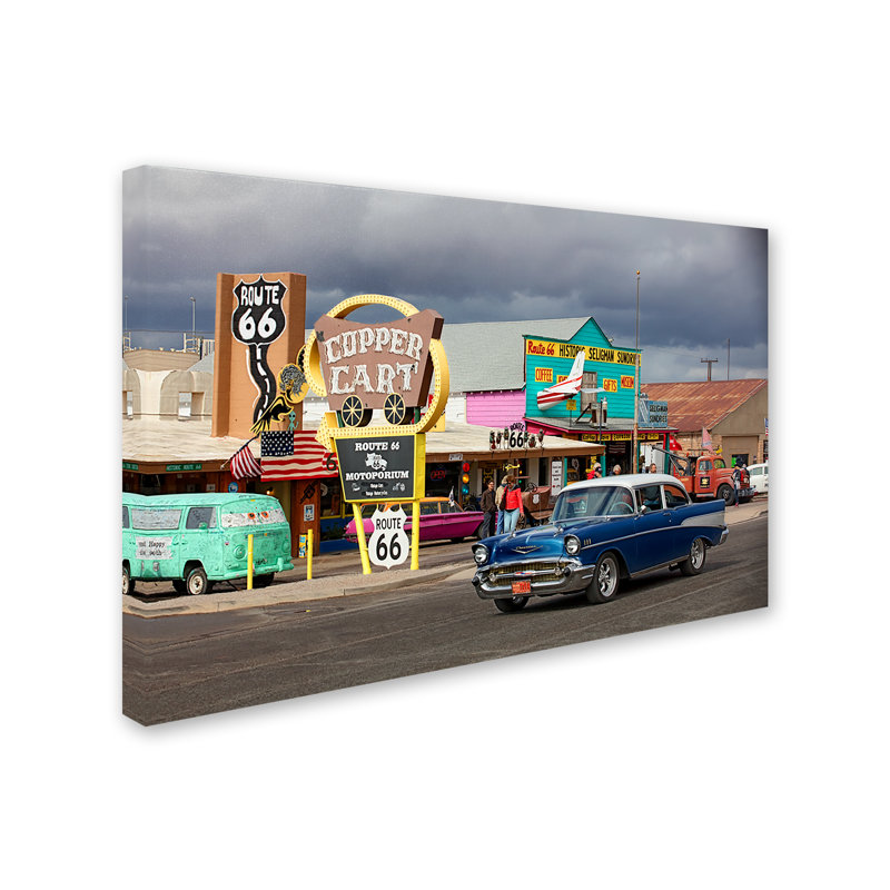 Alexan «Rt 66 Fun Run Seligman», reproduction de photo sur toile tendue, 16 po x 24 po