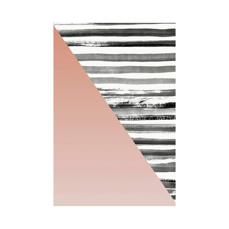 Triangle I by Design Fabrikken - Wrapped Canvas Gallery-Wrapped Canvas Giclée, 20.32 cm H x 30.48 cm W