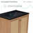 Classe 30" Freestanding Bathroom Vanity in Golden Oak with Black Sink Top-1359200111-1349872249