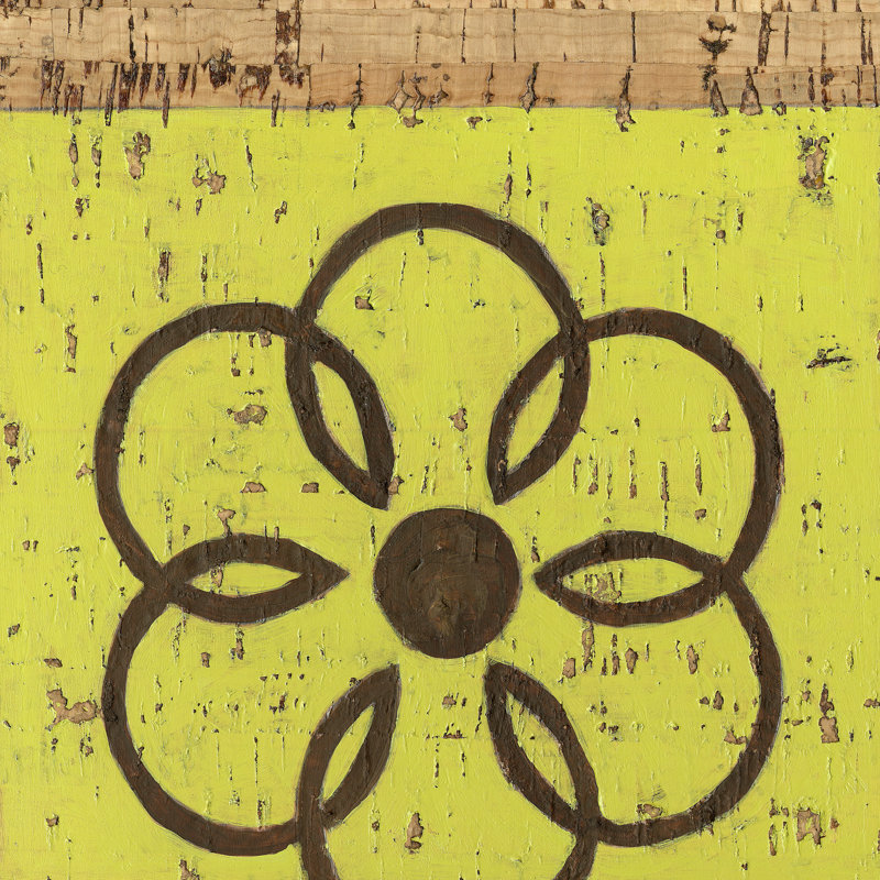 Key Lime Rosette II by Chariklia Zarris - Wrapped Canvas Painting, 30cm H x 30cm W x 3.8cm D