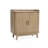 31.5'' W Oak Accent Cabinet with Sliding Tambour Doors
