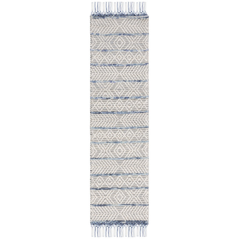 Natura Flat Weave Performance Geometric Rug, Runner 2'3" x 8'
