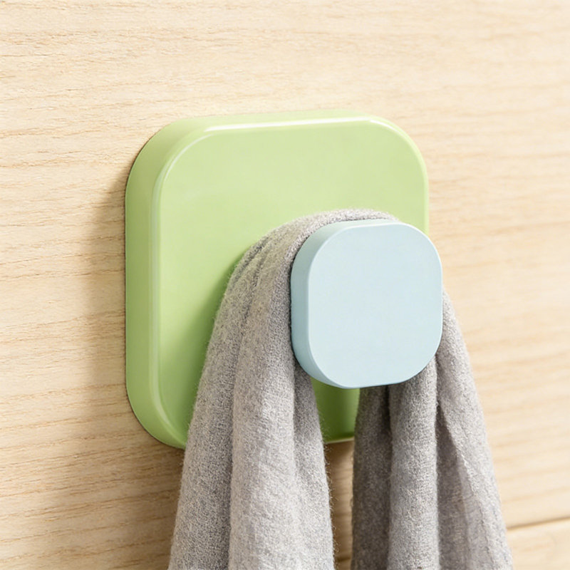 Crochet à ventouse pour porte de salle de bain, Vert