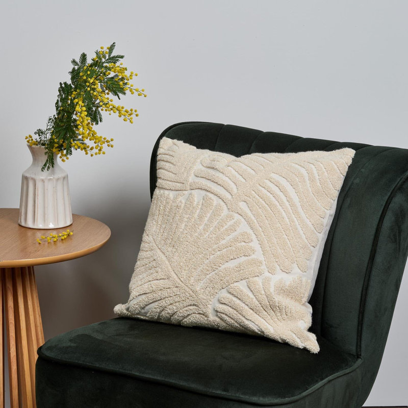 Brianamarie Abstract Cream Square Euro Pillow Cover