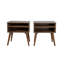 Lit avec 2 tables de chevet Charmika-644480308