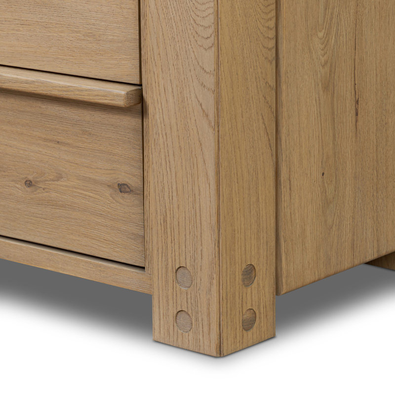 Emmer 8 Drawer Dresser-Aged Smoked Oak