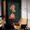 «Portrait de girafe par madame Regal» par Yvette St. Amant, art mural en verre acrylique, 24 po x 36 po