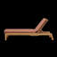 Haven Outdoor Teak Chaise Lounge-71550155