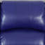 Canapé de salon et causeuse 2 pièces en cuir végétalien bleu foncé-576006405