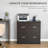 2-Drawer File Cabinet With Lock And Keys, Vertical Storage Filing Cabinet With Hanging Bar For Letter Size, Home Office-1642857956