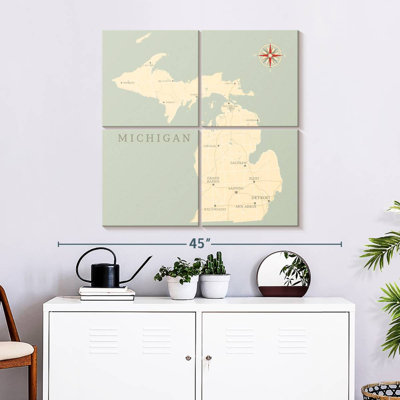 Aliaz Michigan Territory Map