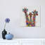 «Rainbow Splash Giraffe Trio» - reproduction-52365923-52365925