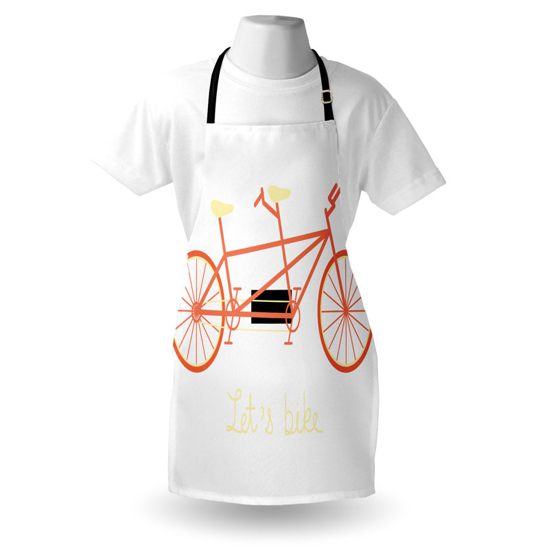 No Pattern Bib Apron