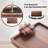 Acacia Couch Arm Table With Phone Holder - Wooden Sofa Armrest Tray - Clip-on Tray For Wide Couch - Side Table For Eating & Drink-823855165