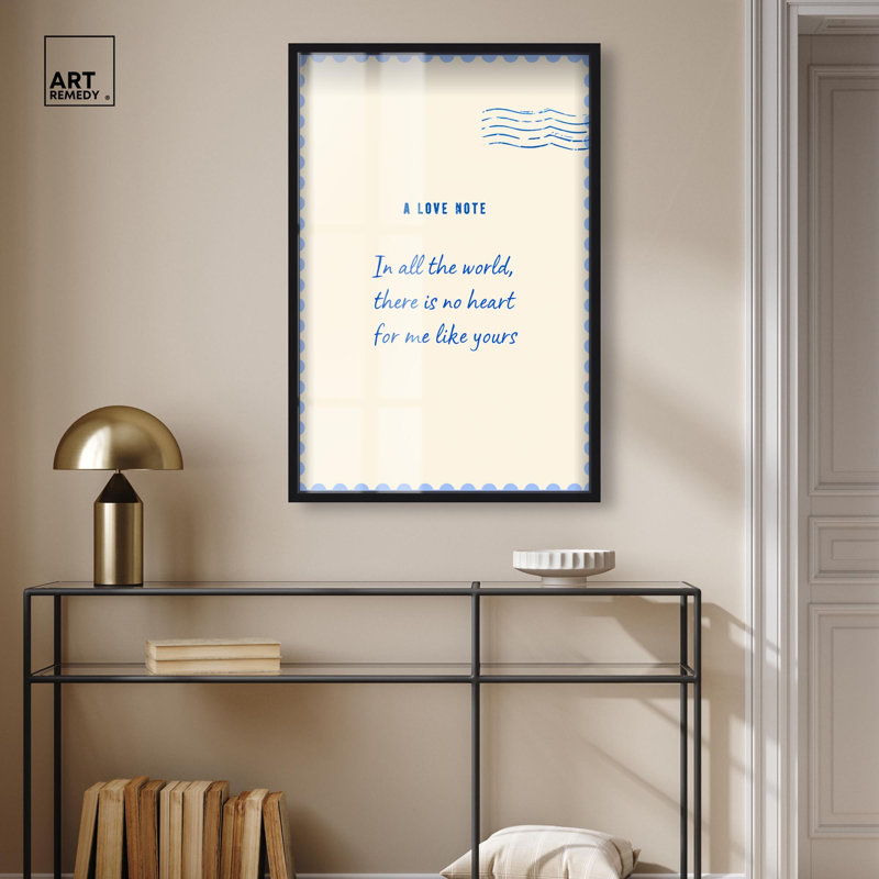 Singular Heart Shadowbox Print Art Print Posters par Art Remedy, H 37 po x l 25 po, Noir