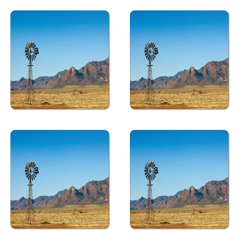 Square 4 Piece Coaster Set