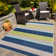 Power Loom Blue Indoor/Outdoor Rug