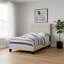  Structure de lit tapissier Madison Beige-479513748