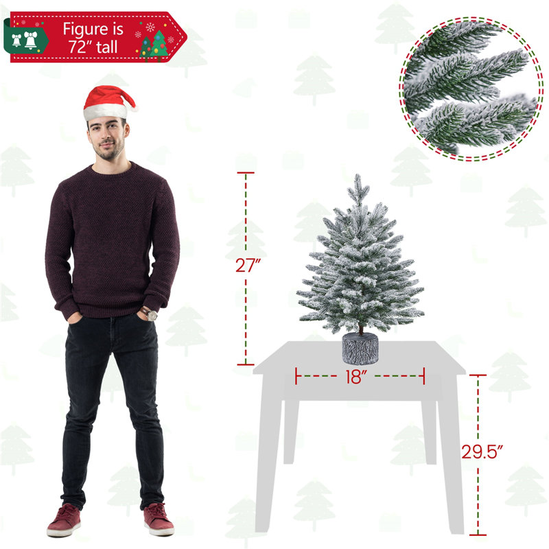 Arbre de Noël de table, 2'