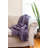 Donna Sharp Chunky Knit Indigo Woven Throw-1655817187