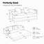 72.83 " Corduroy Loveseat-1360118786-1360118787
