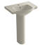 Veer™ Ceramic Pedestal Bathroom Sink with Overflow-10942342-19195678-46044464