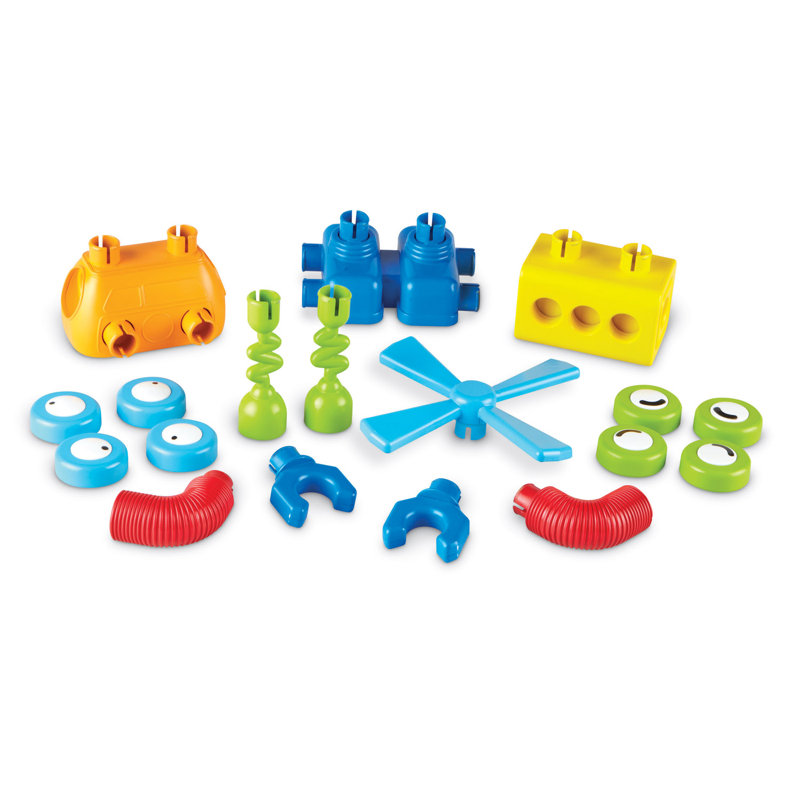 Outils d'apprentissage 1-2-3 Construis-le! Usine de robot